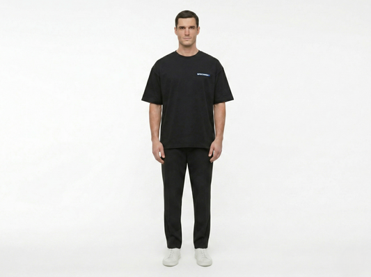 Half Show Diagonal Tee