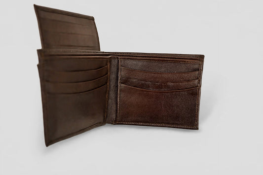 SPECIMEN Sheepskin Wallet open